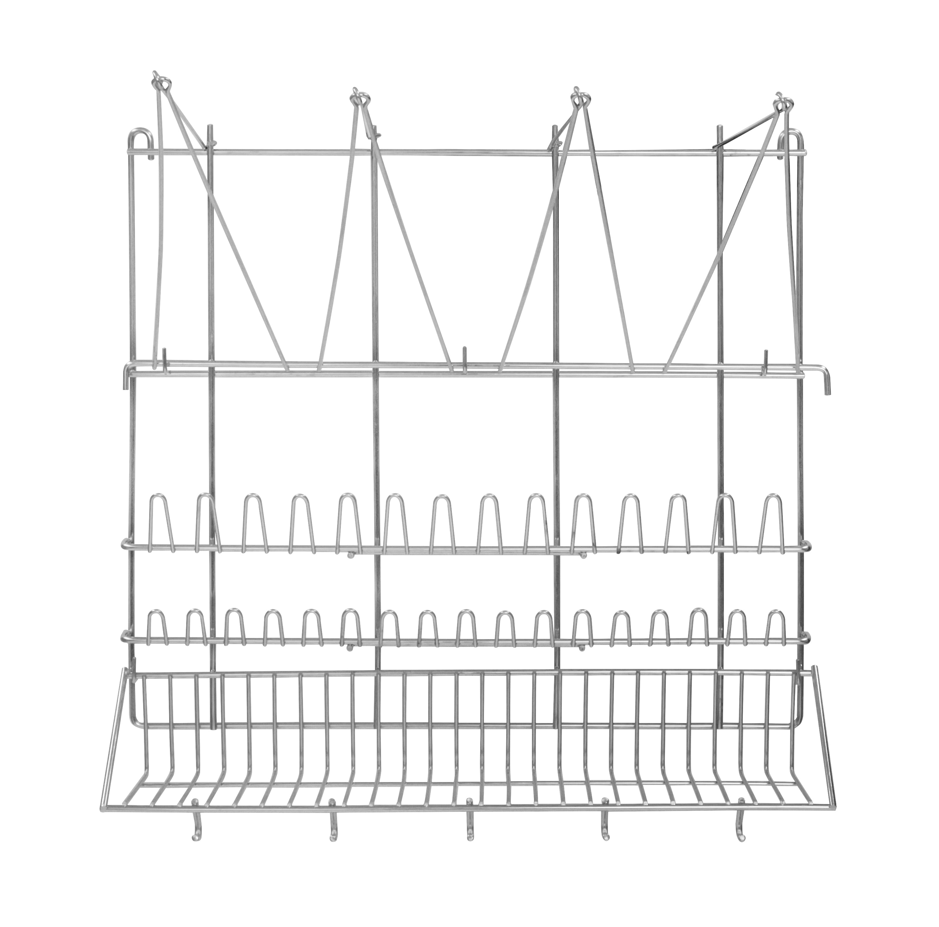 Schneider Edelstahl Spritzbeutel-Wandaufhänger 500 x 500 mm