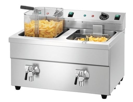 Bartscher Induktions-Fritteuse 2x8L Plus