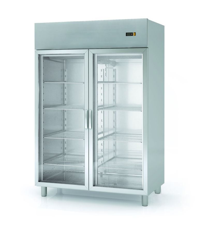 Tiefkühlschrank Profi 1400 GN 2/1 - mit 2 Glastüren