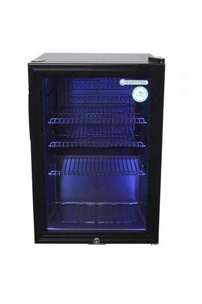 Gastro-Cool KW65 Getränkekühlschrank 62 Liter schwarz/schwarz, LED