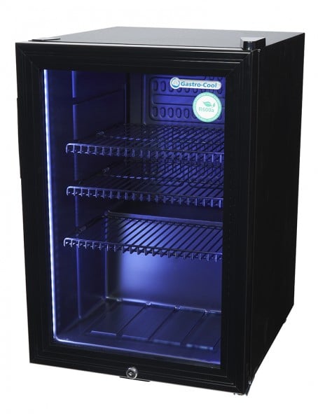 Gastro-Cool KW65 Getränkekühlschrank 62 Liter schwarz/schwarz, LED