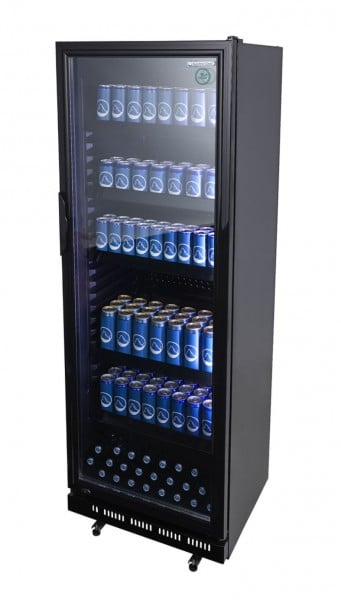 Gastro-Cool GD360 Getränkekühlschrank 360 Liter schwarz/schwarz, LED