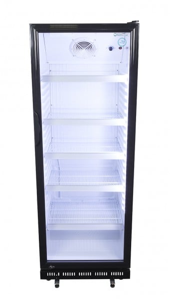 Gastro-Cool GD360 Getränkekühlschrank ECO STAR 360 Liter schwarz/schwarz, LED, super sparsam