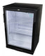 Gastro-Cool Barkühlschrank 128 Liter schwarz, LED, unterbaufähig