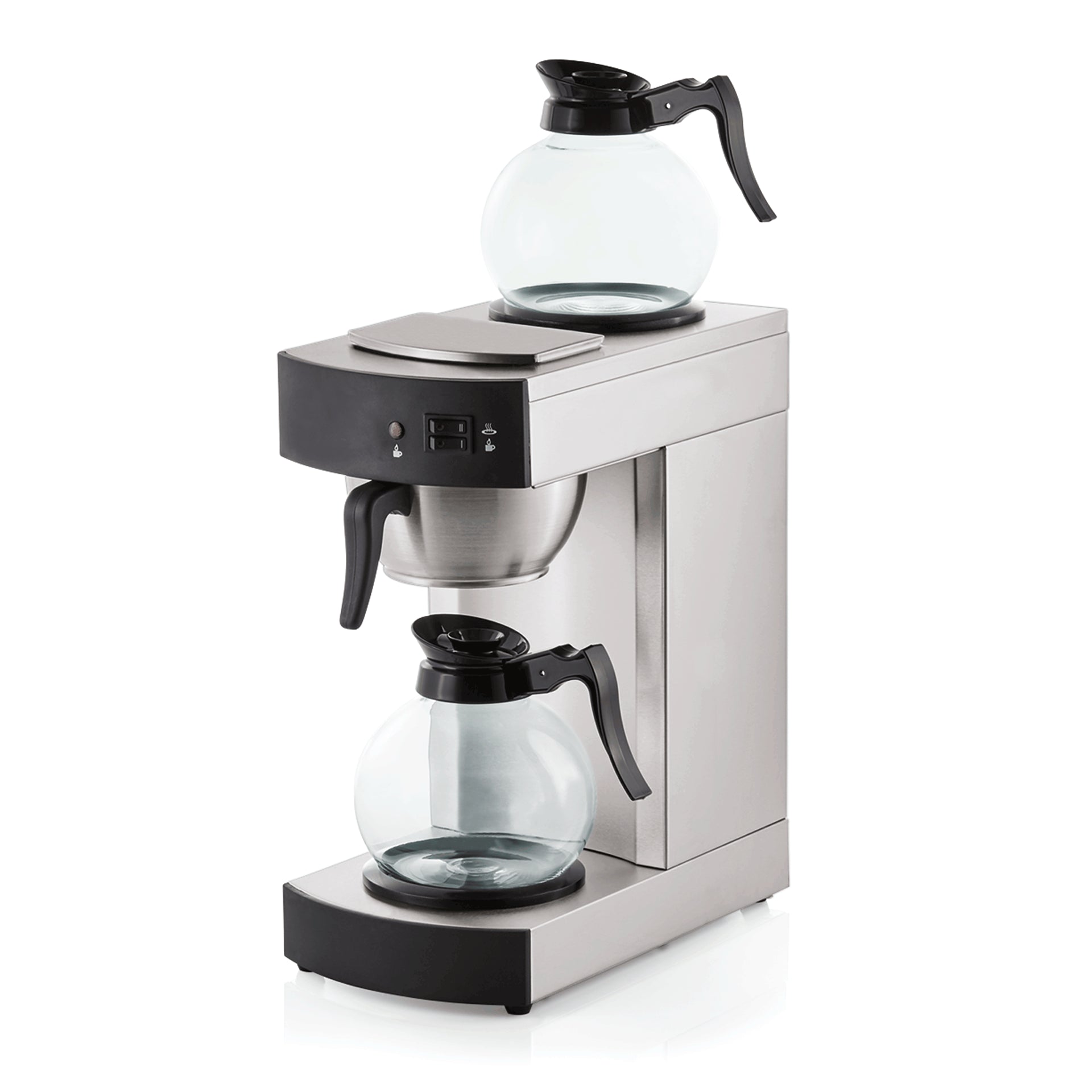 Kaffeemaschine, 1,8 ltr., 36 x 19,5 x 42,5 cm, Chromnickelstahl