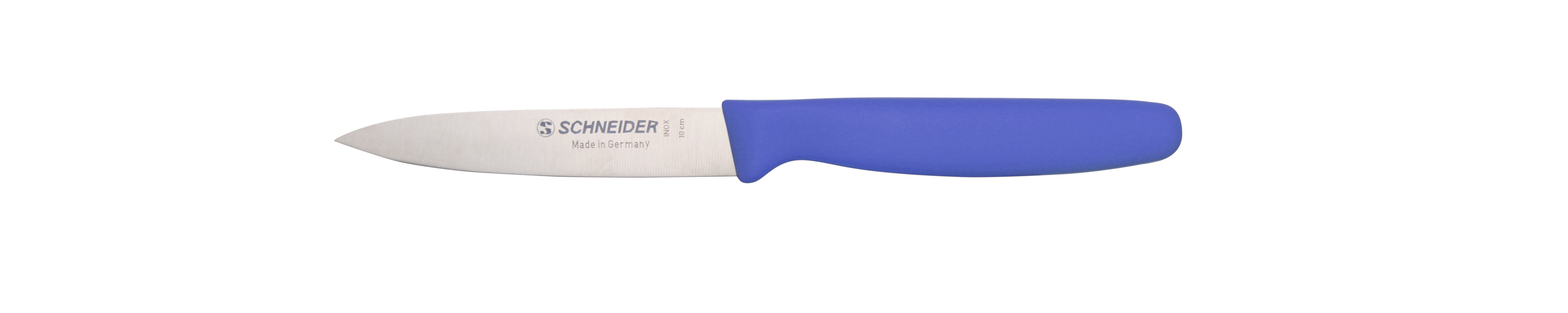 Schneider Edelstahl Gemüsemesser 10 cm, blau