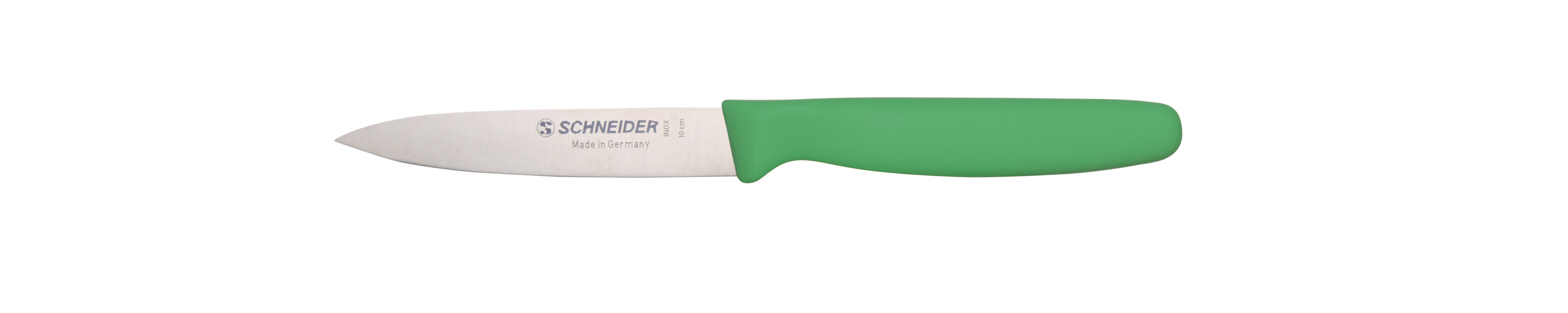 Schneider Edelstahl Gemüsemesser 10 cm, grün