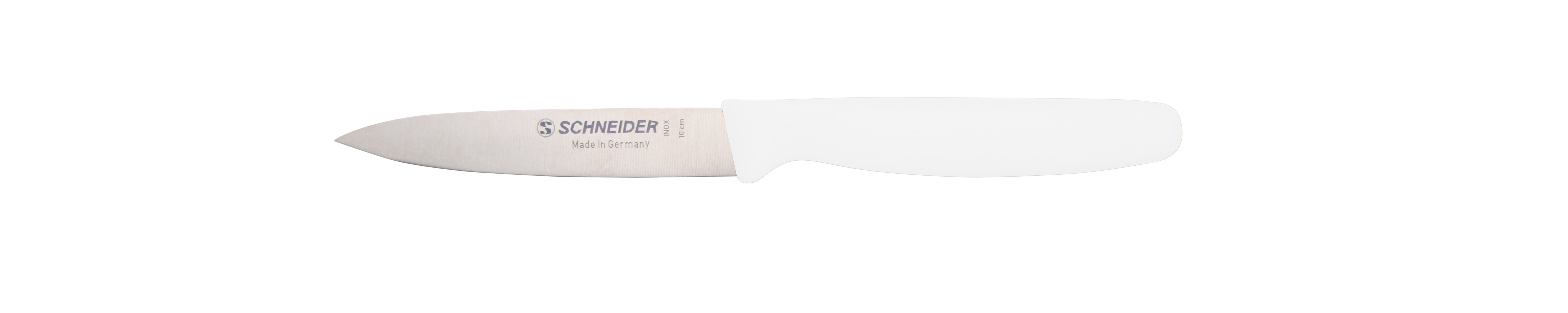 Schneider Edelstahl Gemüsemesser 10 cm, weiß