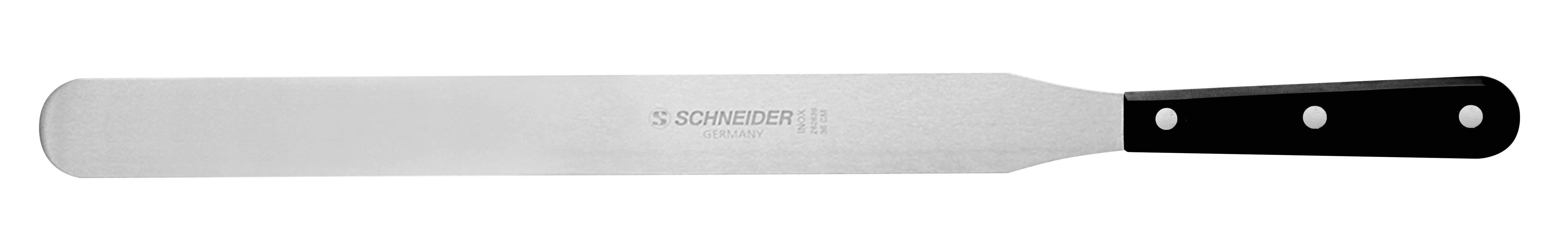 Schneider Edelstahl Crepes-Wender 36 cm, schwarz