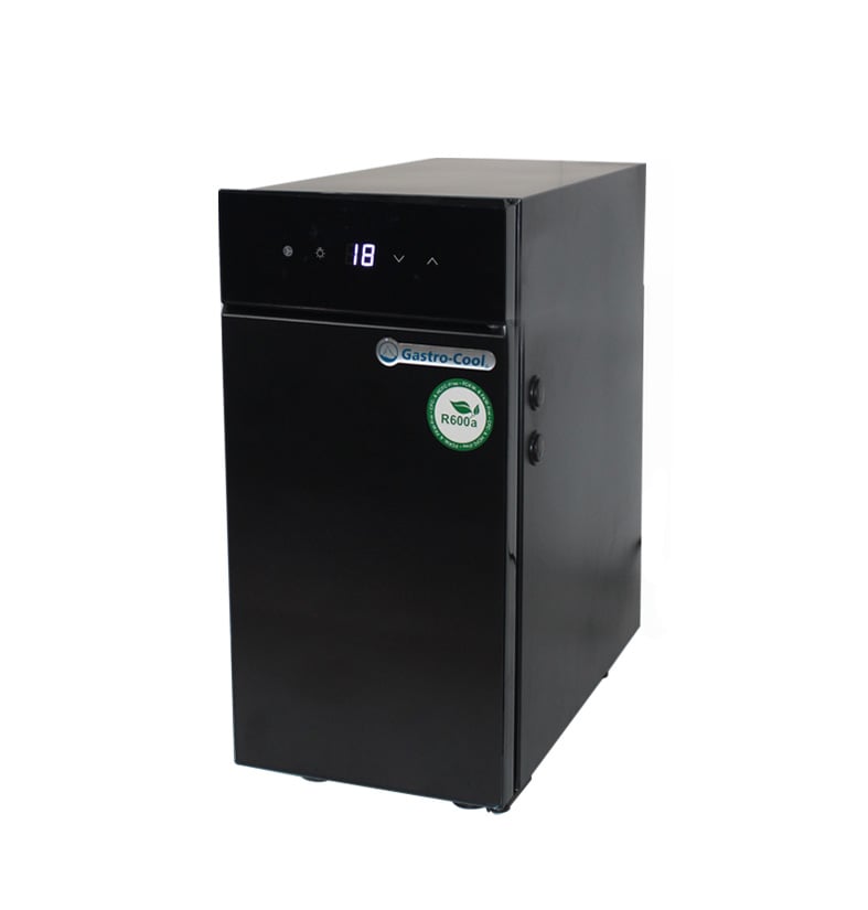 Gastro-Cool MK10GD-D Milchkühlschrank mit Display schwarz