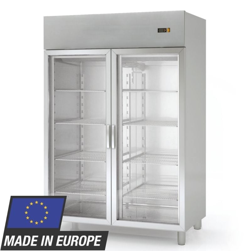 Tiefkühlschrank Profi 1400 GN 2/1 - mit 2 Glastüren