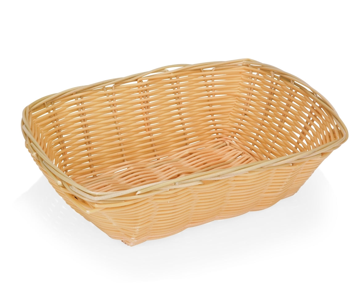 WAS Germany Brotkorb aus Poly-Rattan rechteckig 24x18x8cm