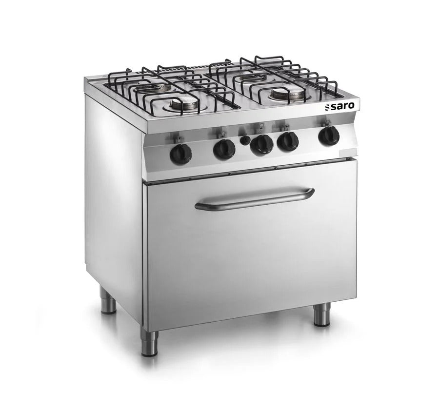 SARO Fast-Serie Gasherd mit Gasbackofen F7/FUG4LO