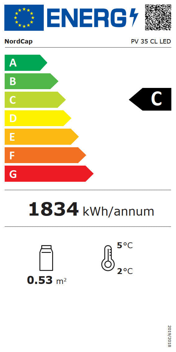 COOL-LINE-Panorama-Kühlvitrine PV 35 CL LED