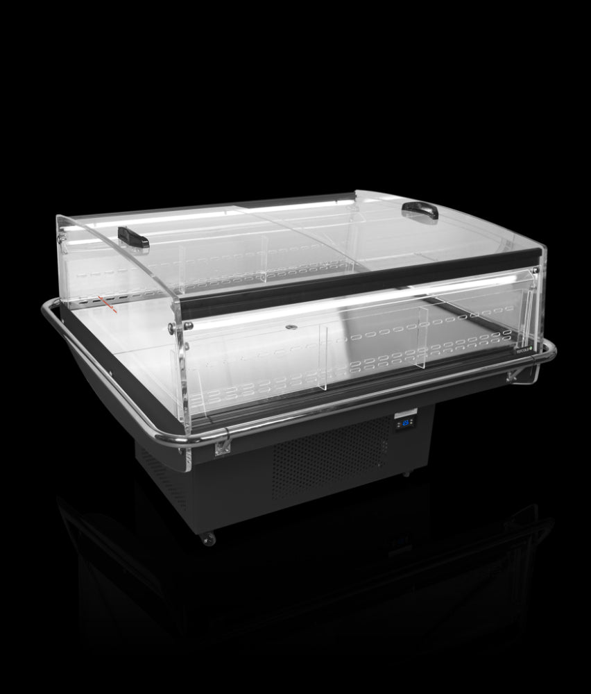 Tefcold Impuls-Kühlinsel PDC126 VS SL LED, schwarz