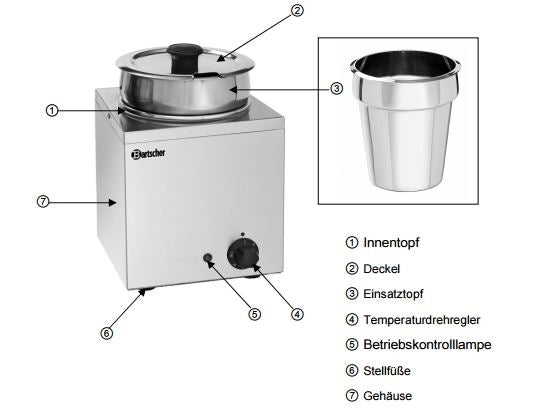 Bain-Marie Hotpot 3,5 L