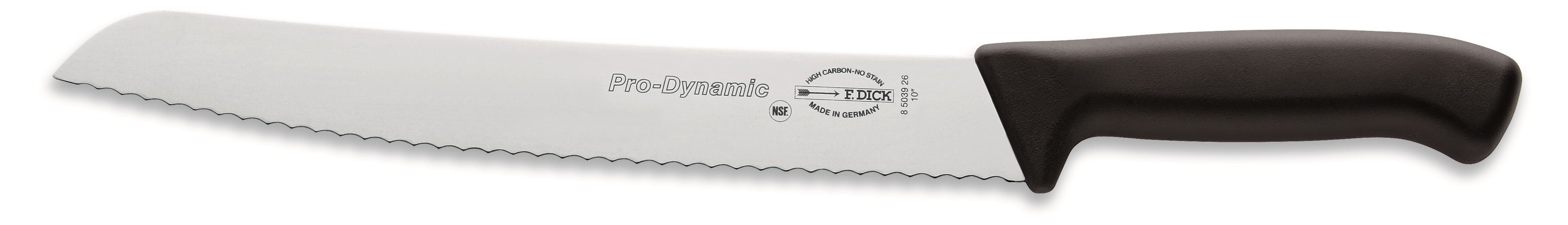 F. DICK ProDynamic Brotmesser, Wellenschliff 26cm