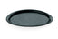 WAS Germany Cafe- Tablett oval aus Polypropylen schwarz, 26,5 cm x 19 cm