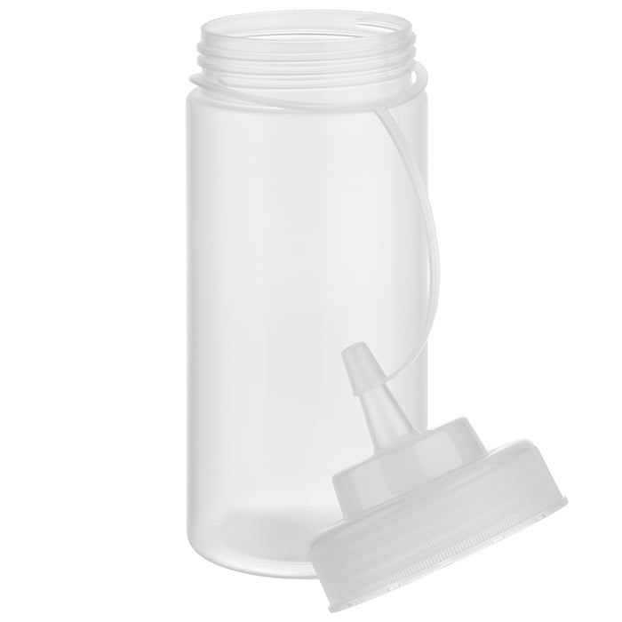 APS Quetschflasche, 6er Set, transparent, 490 ml