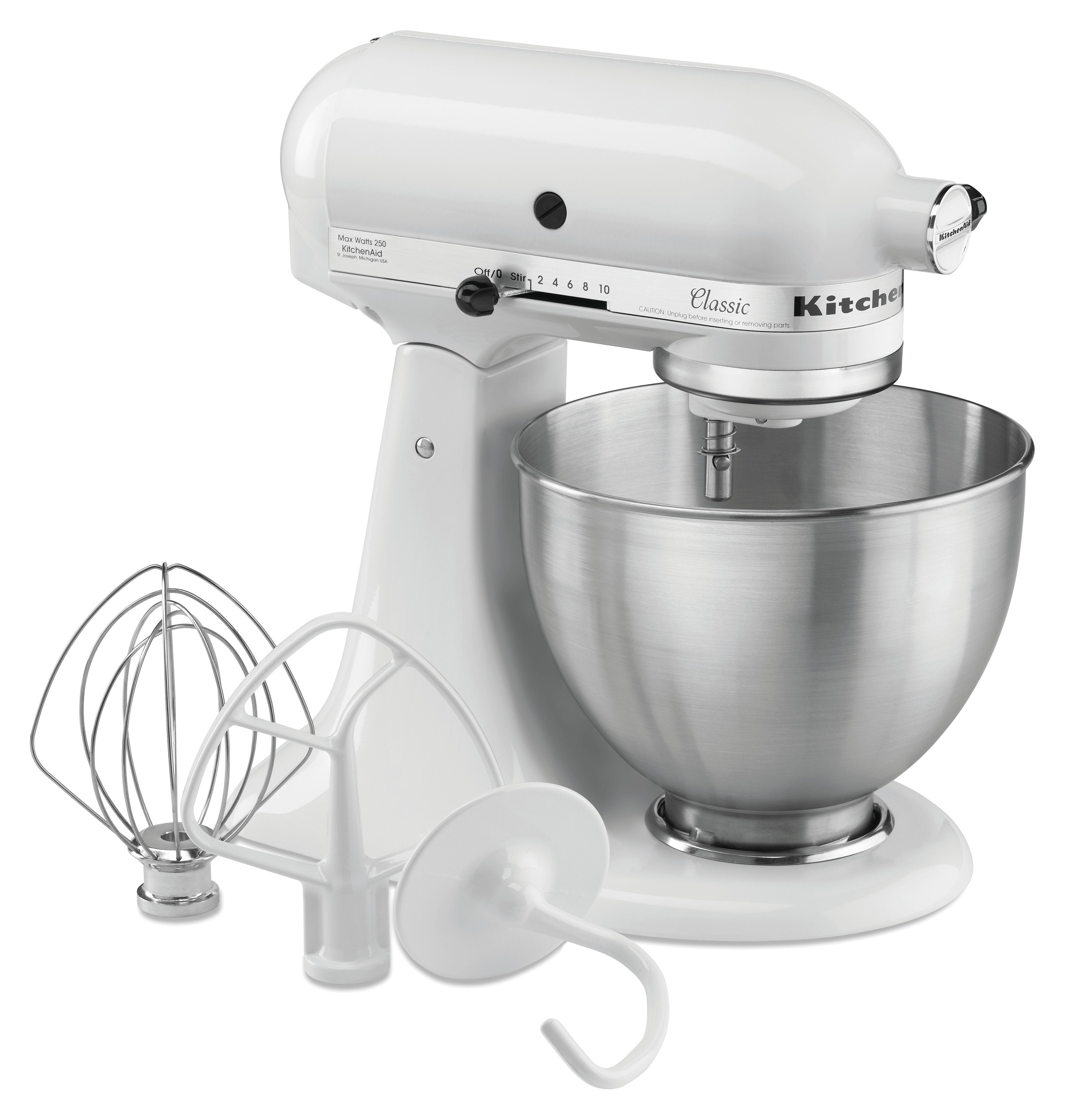 Bartscher KitchenAid 5K45SSEWH, weiß, 4,28L