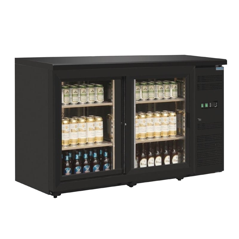 Polar Serie U 2-türiger Barkühlschrank 350L