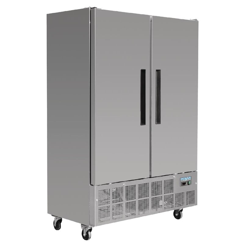 Polar Serie G Slimline Gefrierschrank Edelstahl 960L