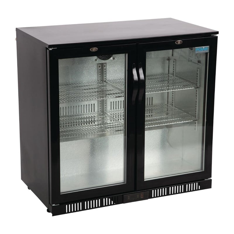 Polar Serie G Barkühlschrank mit 2 Klapptüren 198L