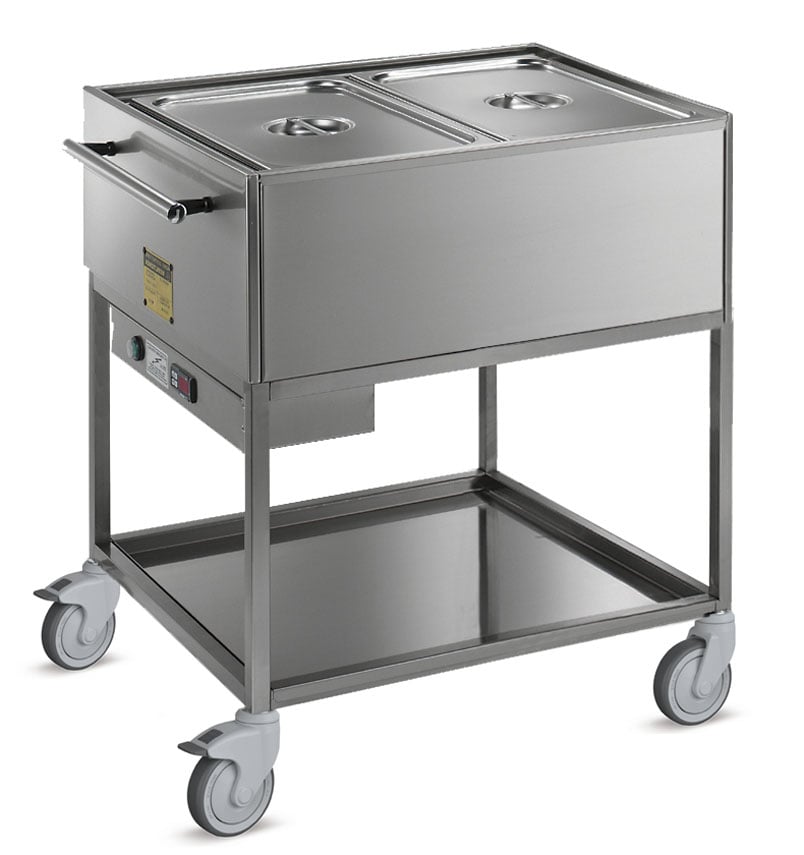 Bain-Marie Wagen PROFI 2x GN 1/1