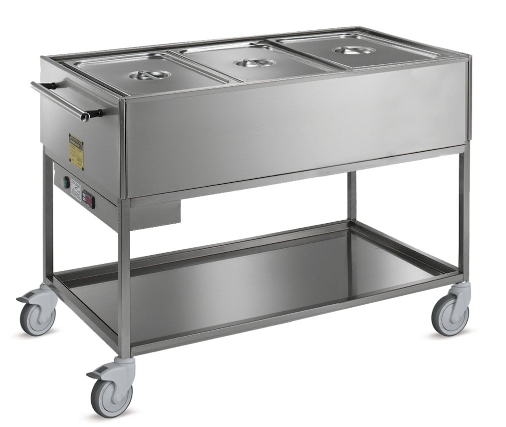 Bain-Marie Wagen PROFI 4x GN 1/1