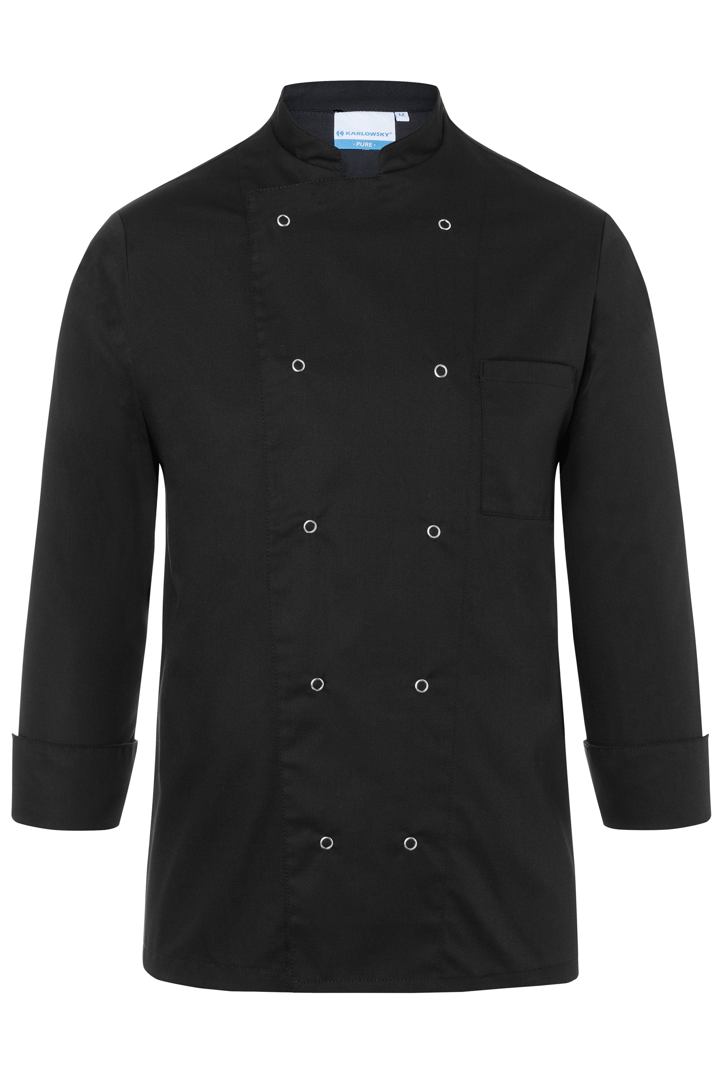 Herrenkochjacke Basic, schwarz, Größe: M