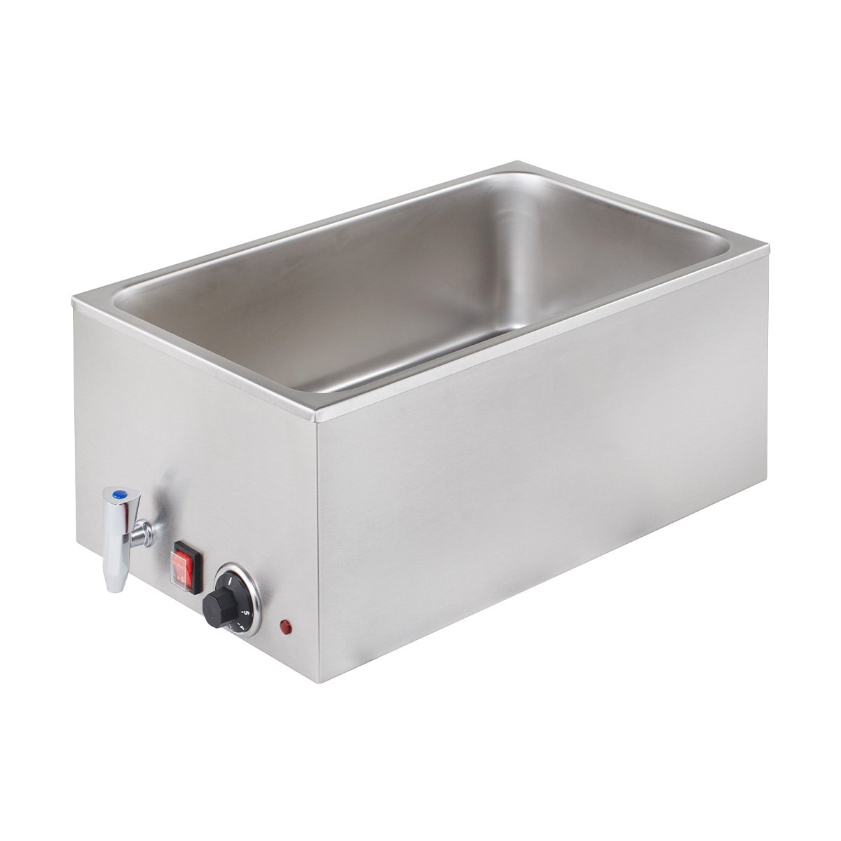 Bain-Marie ECO GN 1/1 - 150 mm, mit Ablasshahn