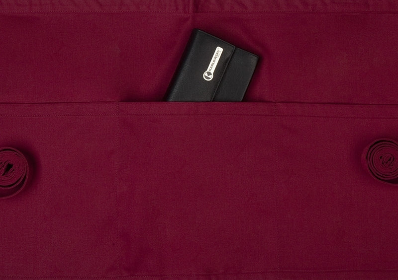 Vorbinder Basic 60 x 35 cm, mit Tasche, bordeaux