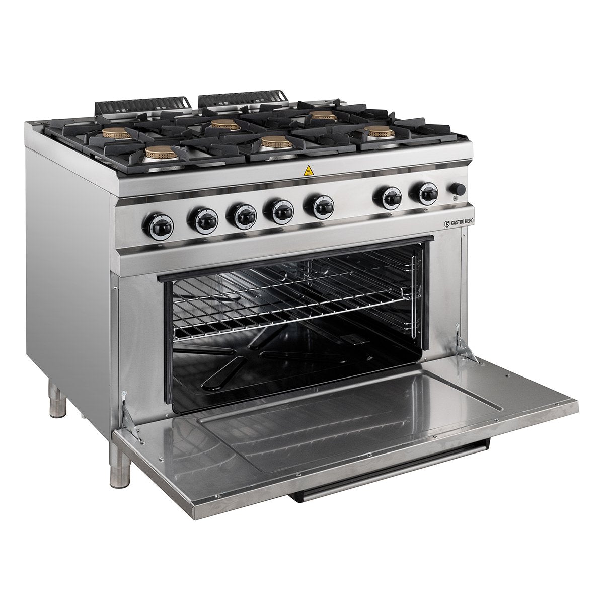 Gasherd Serie 77 - 110/70 mit Gasbackofen 42 kW