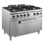 Gasherd Serie 77 - 110/70 mit Gasbackofen 42 kW