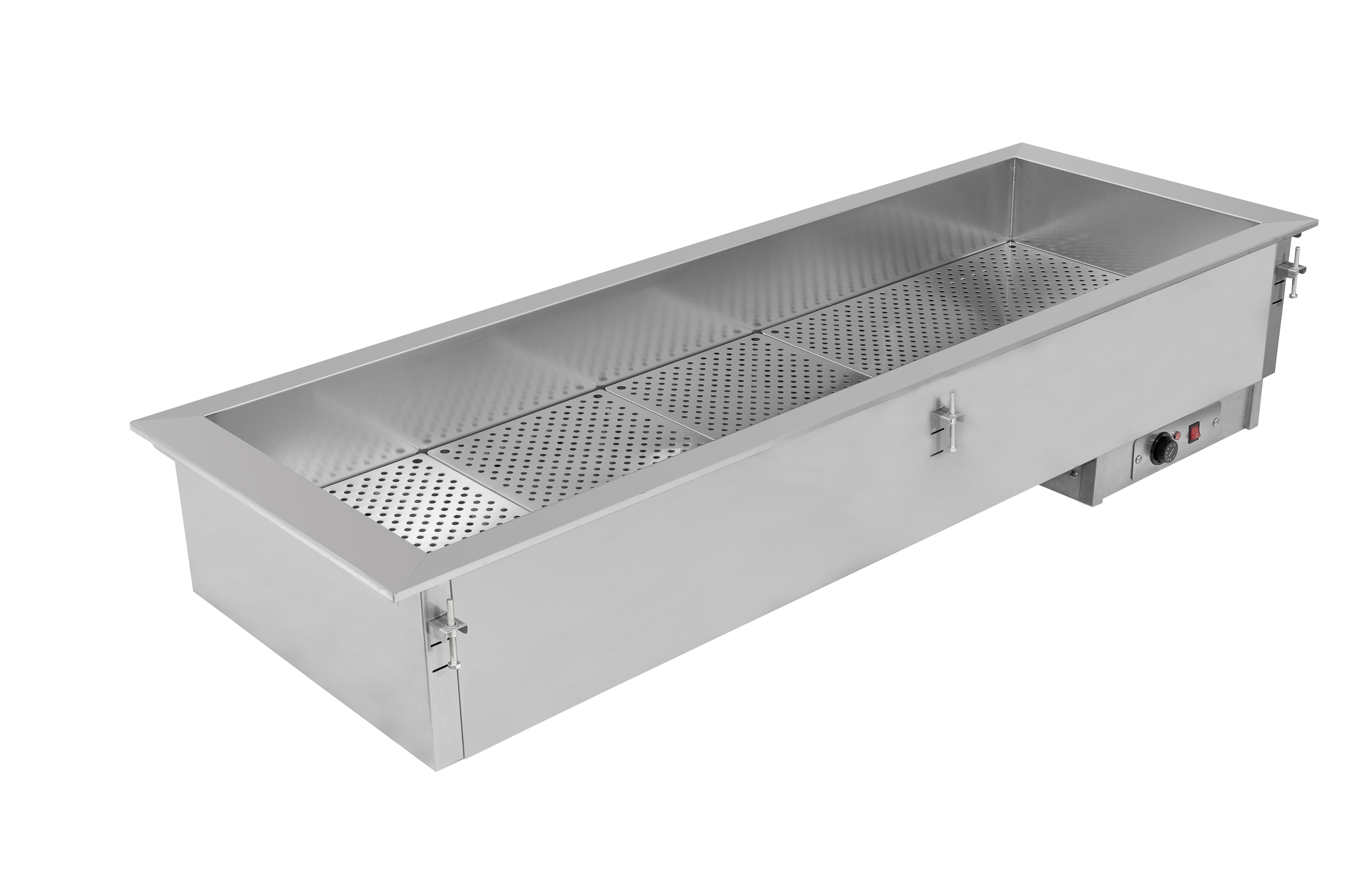 Einbau-Bain-Marie 4 GN1/1 Trocken