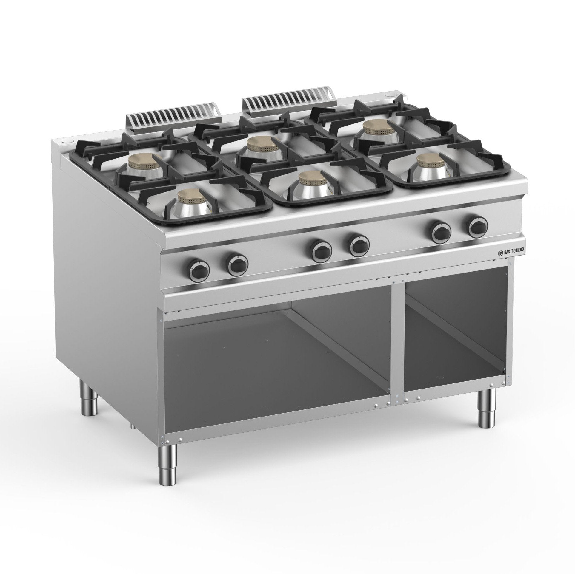 Gasherd  Serie 98 - 120/90 mit Gasbackofen 61 kW