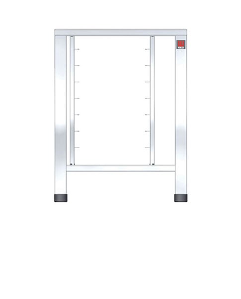 Untergestell aus Edelstahl mit universellen Stützen