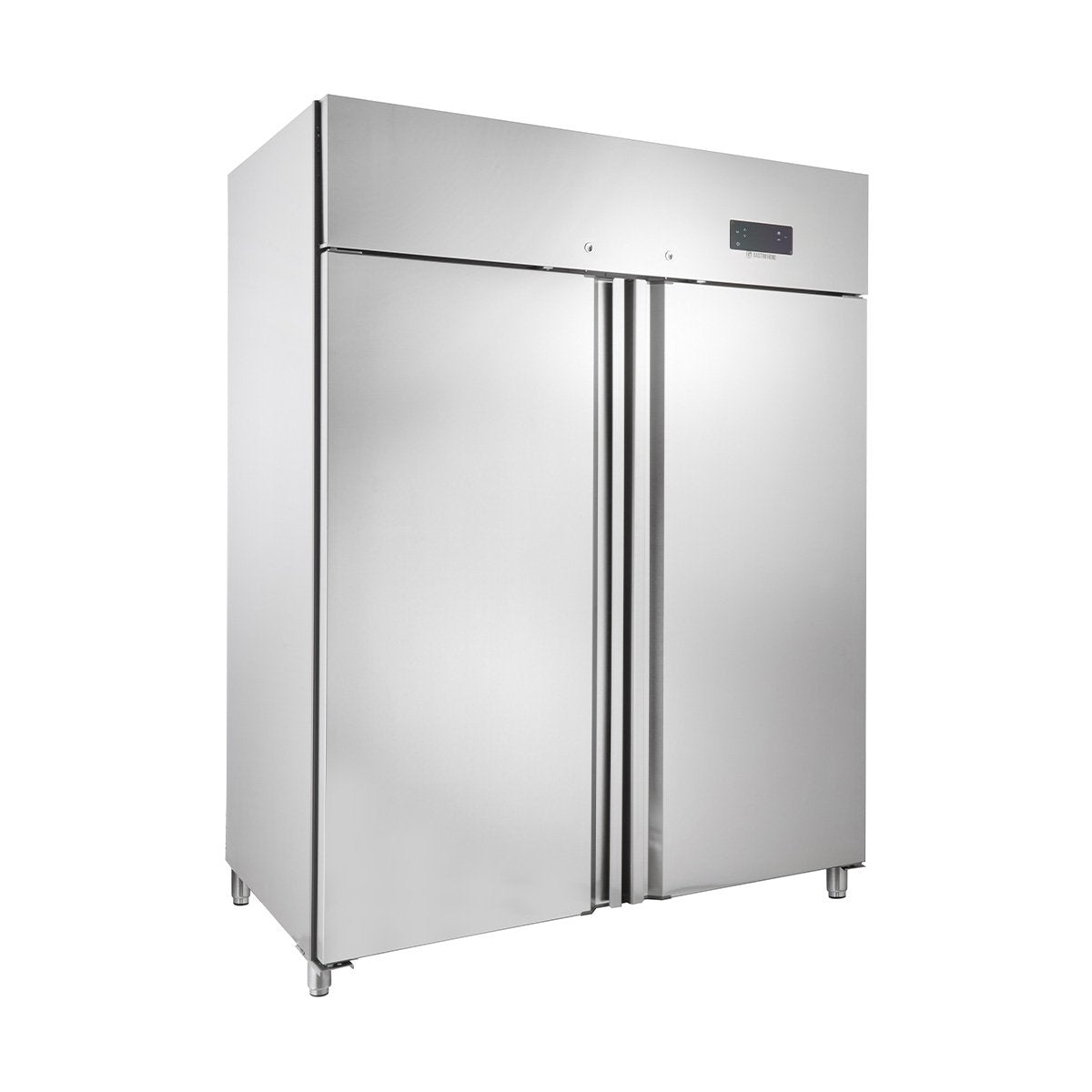 Gastronomie Kühlschrank ECO 1400 GN 2/1 Monoblock, 1350 Liter Kühlraumvolumen, 6 verstellbare Einlegeböden, Robuste Bauweise, Edelstahl