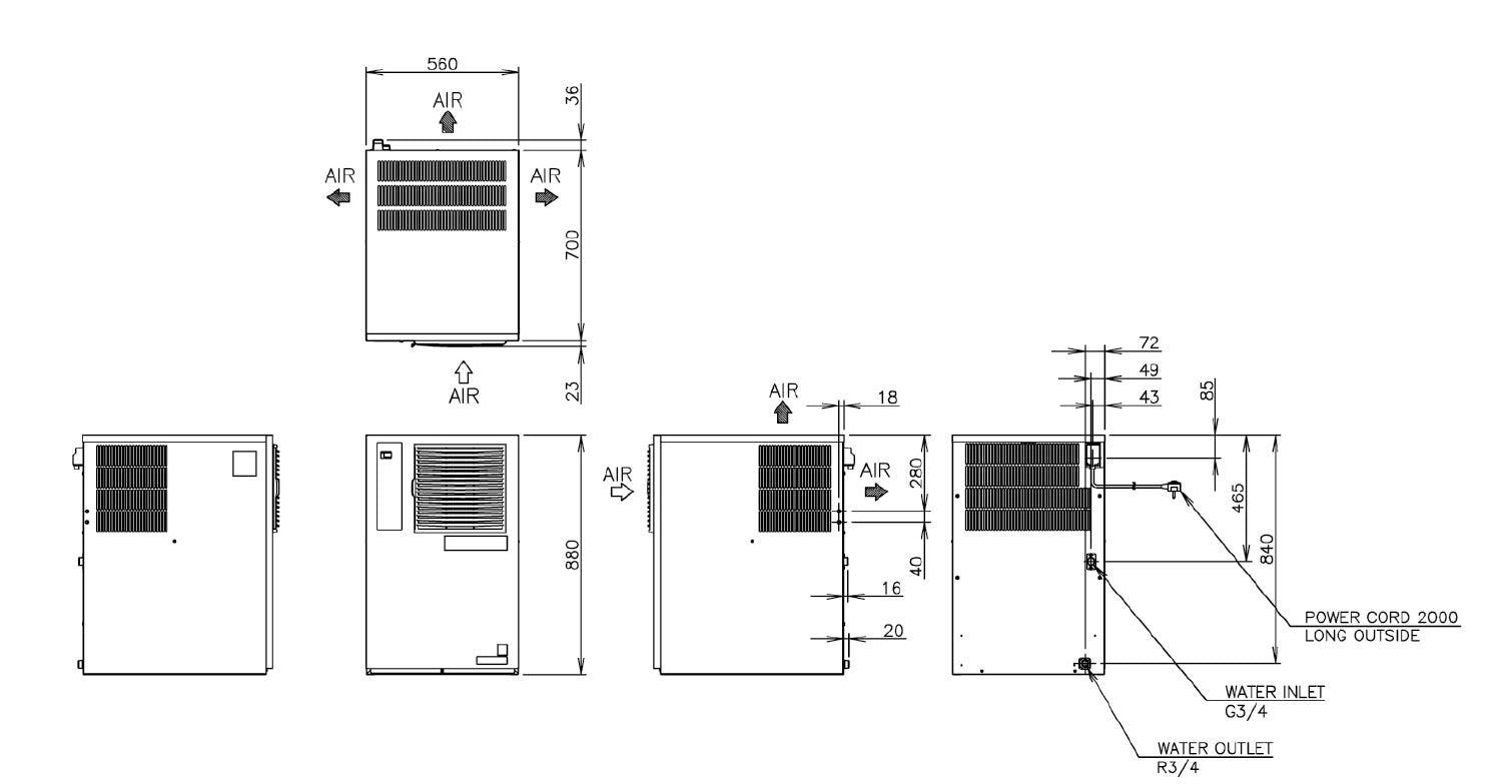 Hoshizaki Vollwürfel Eisbereiter 100 kg, modular