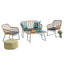 Loungeset Java naturell 4 -er Set