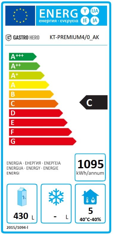 Kühltisch Premium 4/0 mit Aufkantung