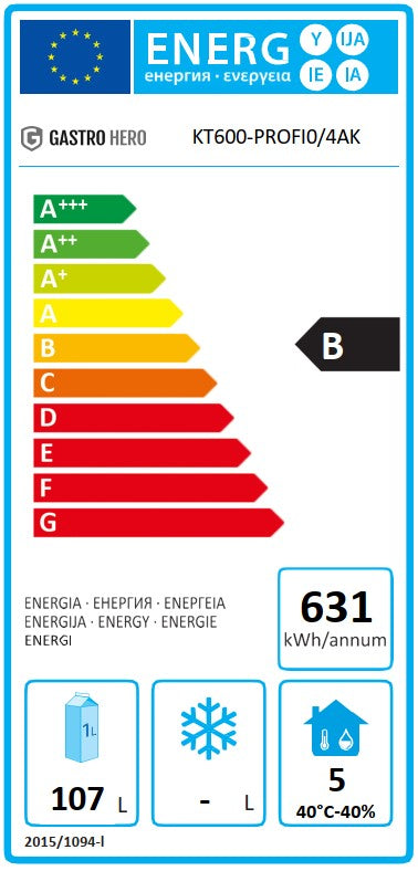 Kühltisch Profi 600 0/4 Superior mit Aufkantung