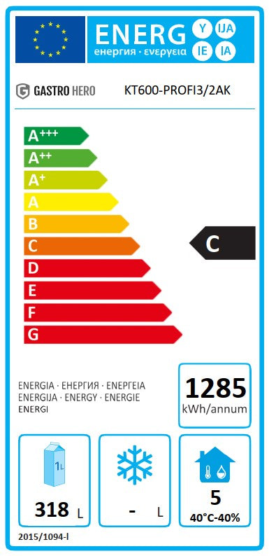 Kühltisch Profi 600 3/2 Superior mit Aufkantung