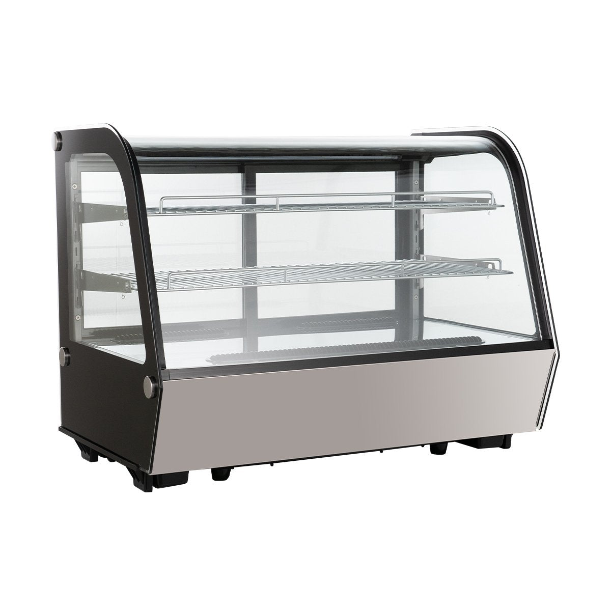 Kühlvitrine ECO 160 Liter, 880 mm, mit LED-Beleuchtung und 2 Ablagen