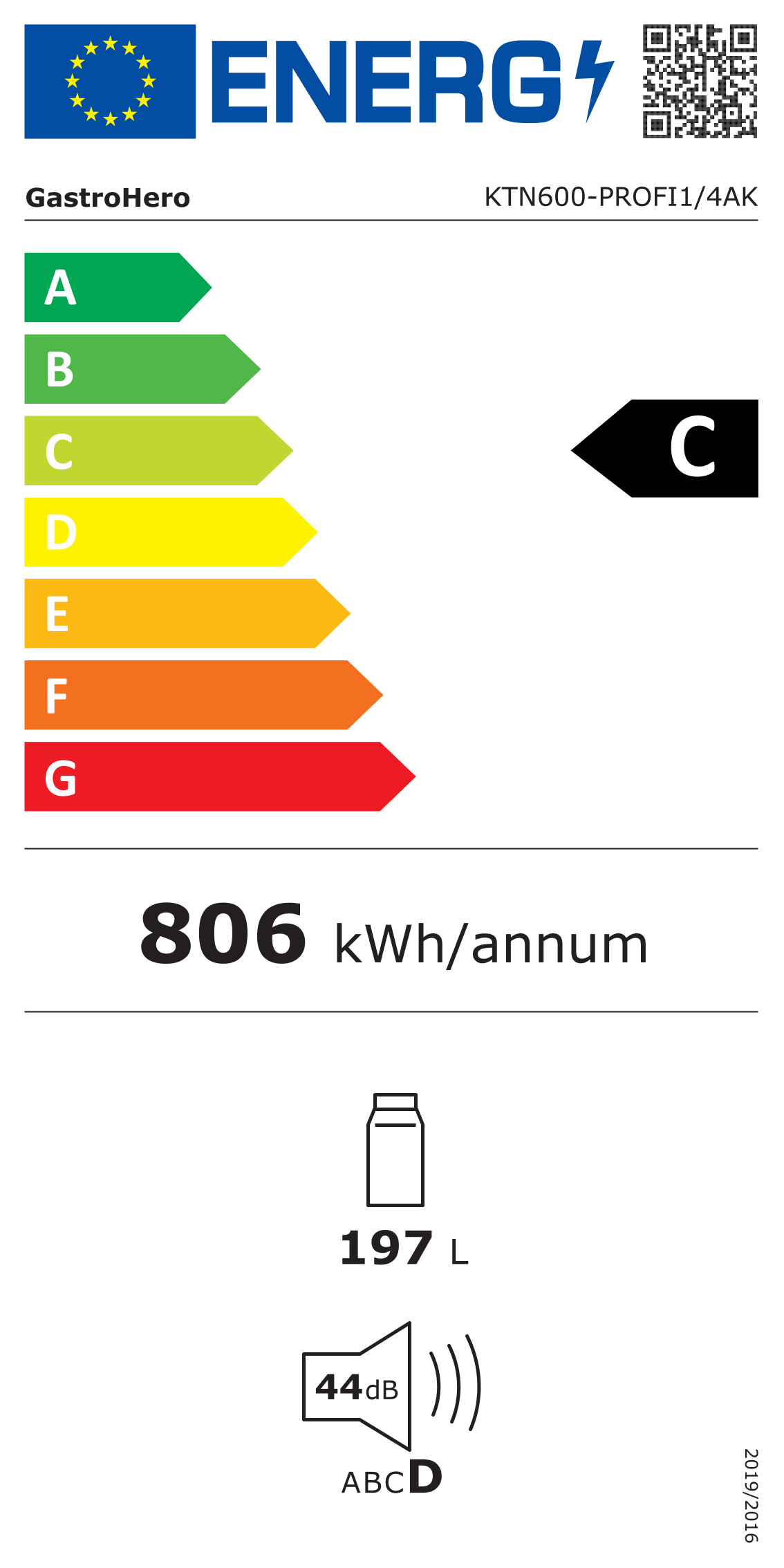 Kühltisch Profi 600 1/4 Superior mit Aufkantung