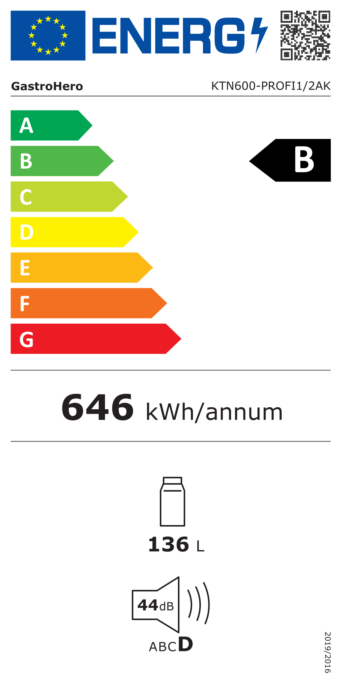 Kühltisch Profi 600 1/2 Superior mit Aufkantung