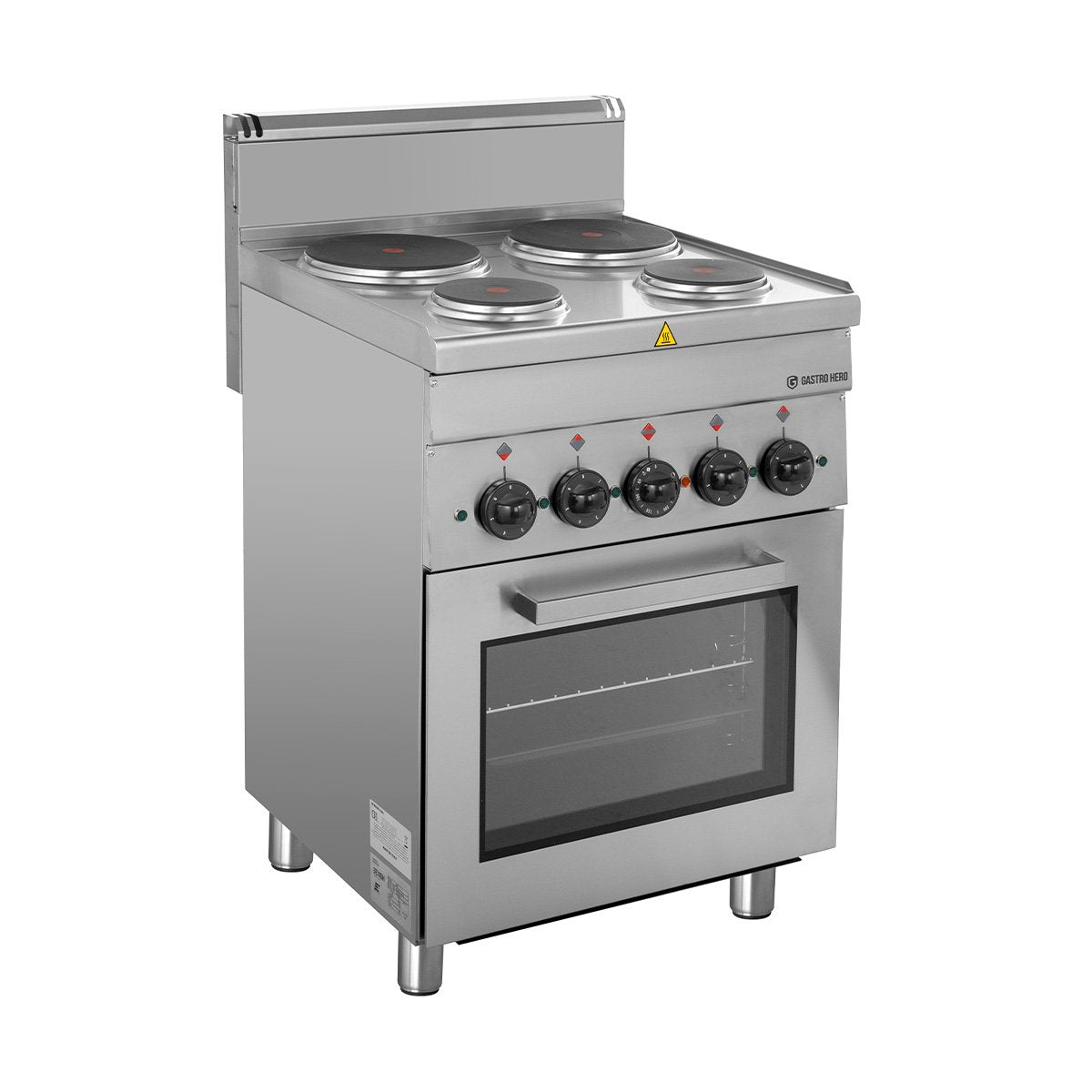 Elektroherd Serie 66 - 60/60 mit Elektrobackofen und Elektrogrill