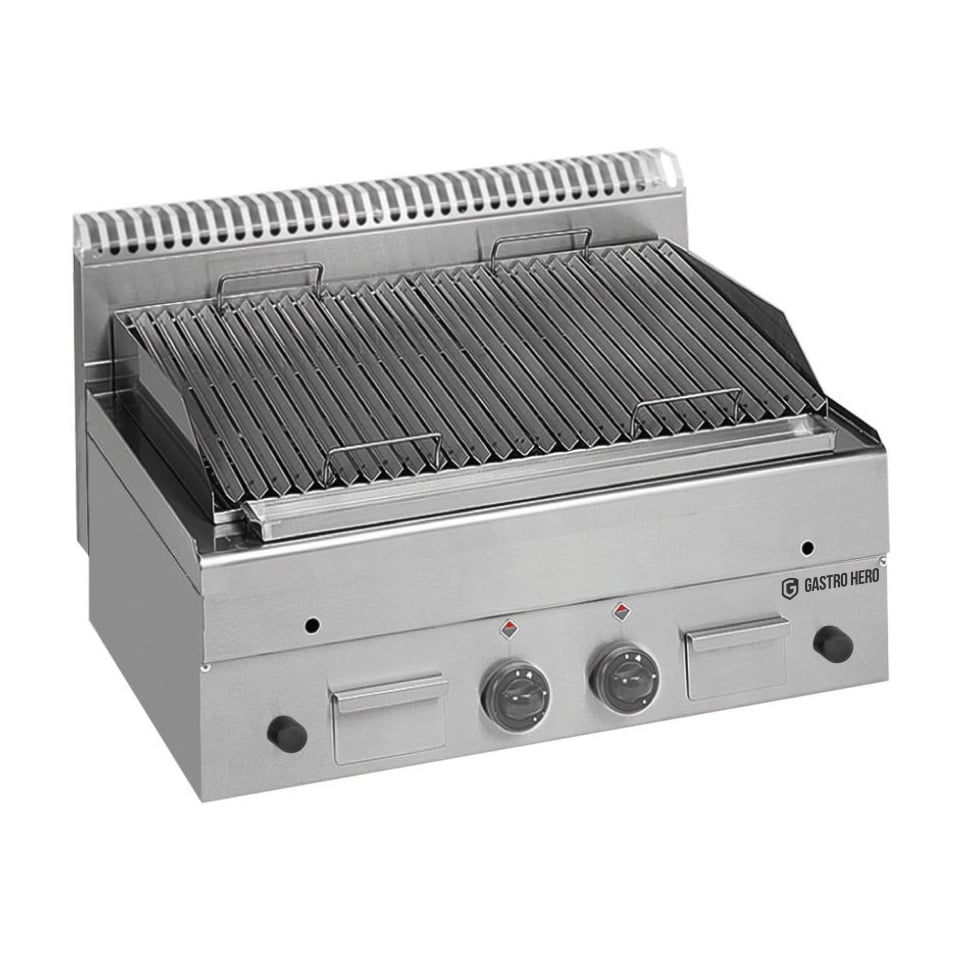 Lavasteingrill Serie 66 - 80/60 Fleischgrillrost Tischgerät