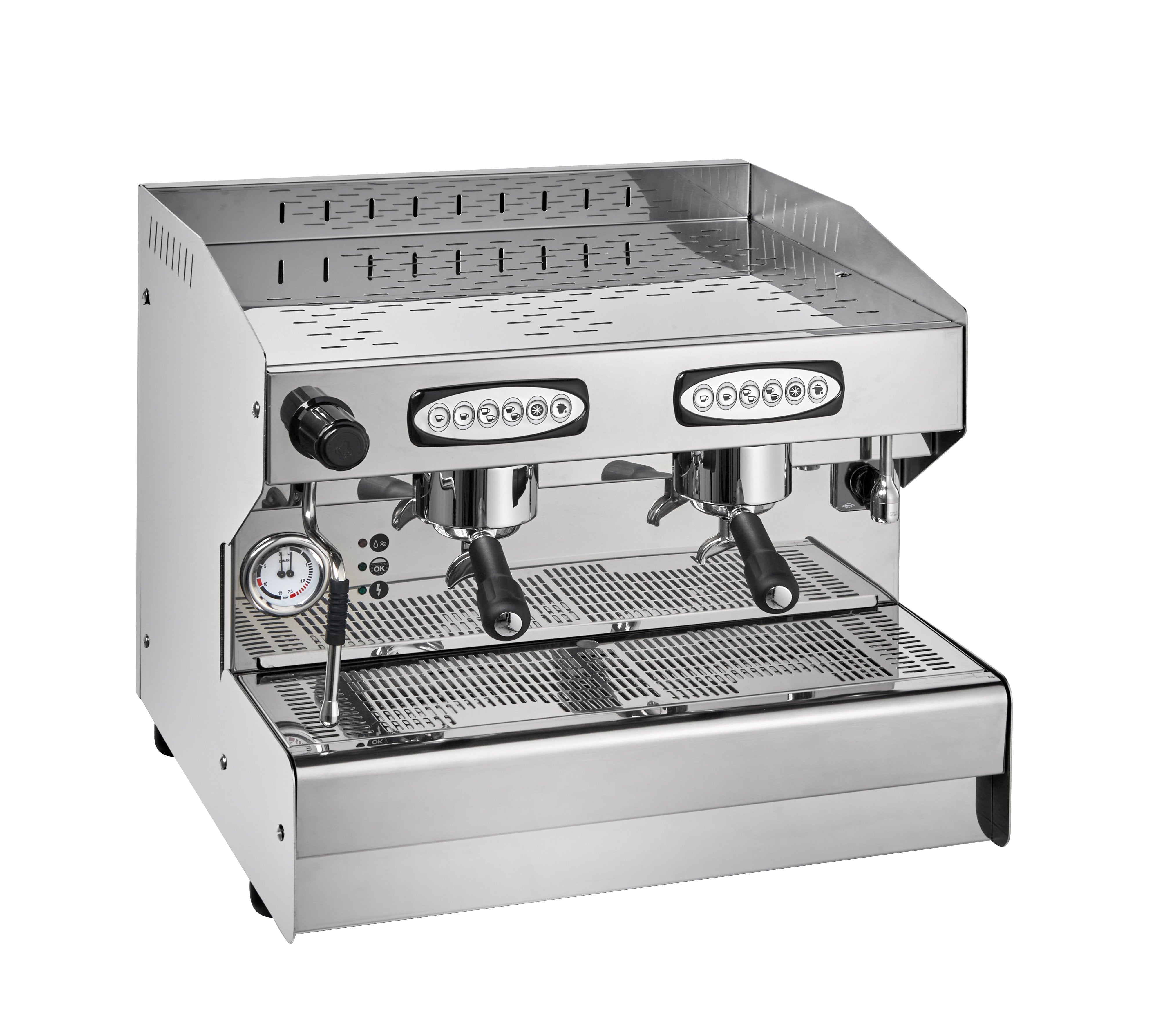 Espressomaschine MILANO Compact 2 GR Automatik inkl. Preinfusionssystem