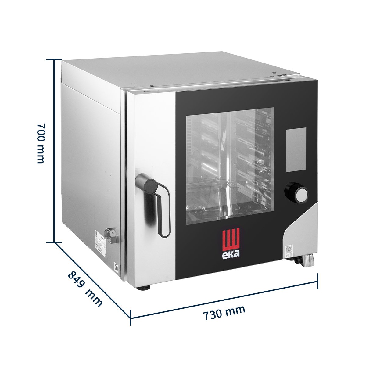 Tecnoeka Kombi-Ofen 5 x GN 1/1 mit Touchscreen